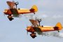 Breitling Wingwalkers on Boeing Stearman pair