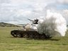 Russian T55 puts out a smokescreen